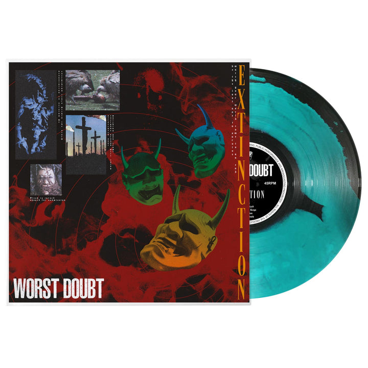 Worst Doubt - Extinction (12" Vinyl, Turquoise/Black Swirl)