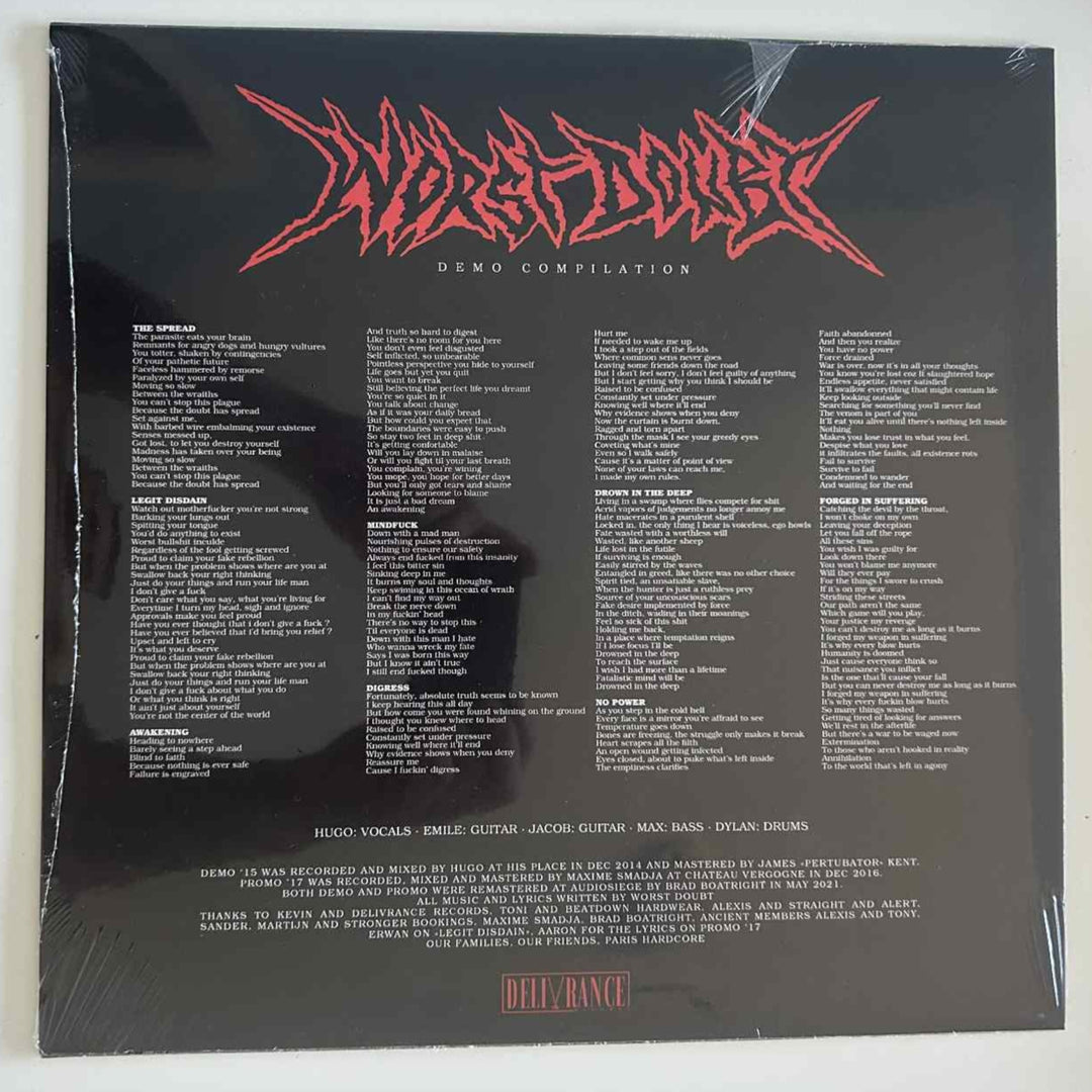 Worst Doubt - Demo Compilation 12" Vinyl